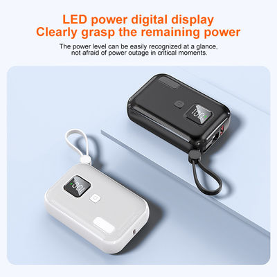 Draagbare Mini Power Bank 10000mAh 22.5W PD met PD22.5W Input en 21700 batterijtype