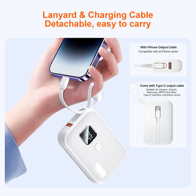 Goede prijs. Makkelijk te dragen Mini Power Bank Lichtste 10000mah Power Bank met PD22.5W Output online