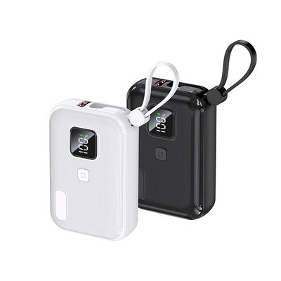 10000mAh lichtgewicht Mini Power Bank Draadloos opladen Type C voor On the go gemak