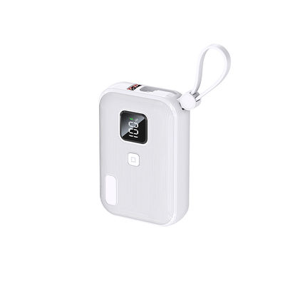 Draagbare 10000mAh ABS Mini Power Bank PD22.5W met 21700 batterij Type