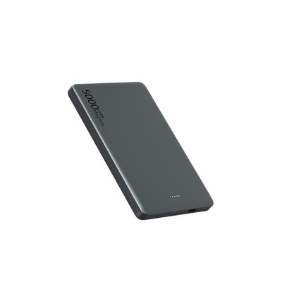 Magnetische powerbank met 5W/7.5W draadloze uitgang Blauw Wit Absorptie 5000mAh Capaciteit