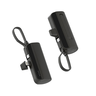 Goede prijs. Compact ABS Black Lithium Polymer Tail Plug Powerbank 5V/2.1A oplaadoplossing online