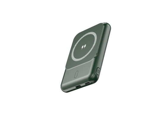 Draadloze magneet 5000mah Powerbank 5W/7.5W Charging Li Polymer Battery voor veilig draagbaar opladen
