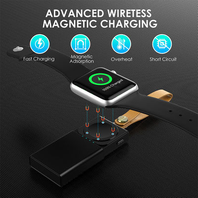 Goede prijs. Zwart Plastic Mini Power Bank Iwatch Charger Universele compatibiliteit met Lithium Ion Battery online
