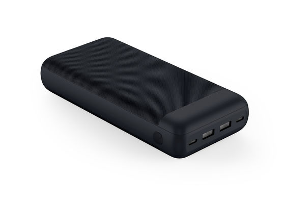 Zwart Wit PD Power Bank Fast Charge 22.5W ABS Power Bank PC Mat Shell