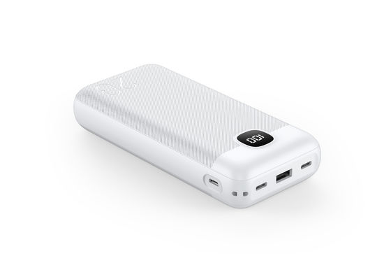 22.5W Charge Blauw Wit Snel opladen Power Bank 10000mAh Draagbare Micro USB