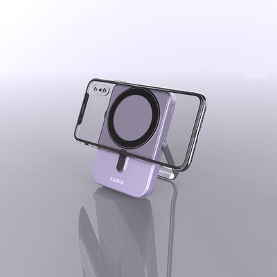 Magnetische draadloze kragbank Aluminiumlegering met type C-invoer en Li-polymerbatterij