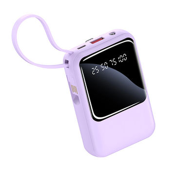 Goede prijs. Buiten Ingebouwde Kabel Power Bank 20W Met LED indicator lampen online
