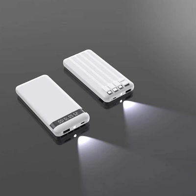 Universele compatibiliteit Outdoor Power Bank 10000mAh met ingebouwde kabel en Lightning Output