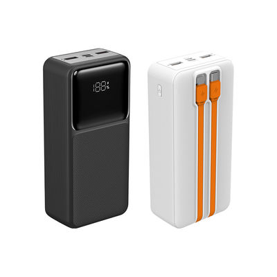Goede prijs. Snel opladen Ingebouwd in Kabel Power Bank 30000mAh Universele compatibiliteit online
