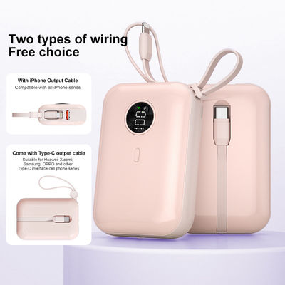 Goede prijs. Draagbare 21700 Battery Power Bank 10000mah Fast Charging 79*57.7*26.9mm online
