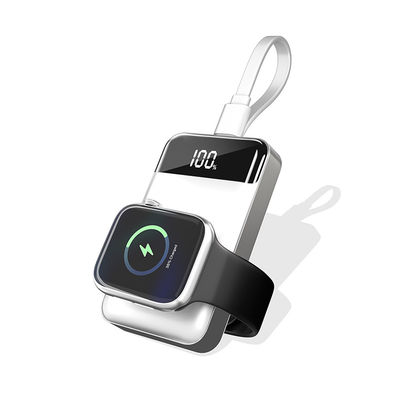 kwaliteit Zwart / wit Smartwatch Power Bank 3000mAh Capaciteit Met Lithium Ion Battery fabriek