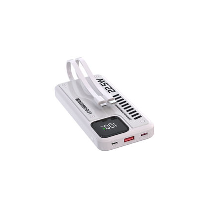 Goede prijs. Witte snellaadbare powerbank draagbaar met bliksemkabel 5V 2,4A online